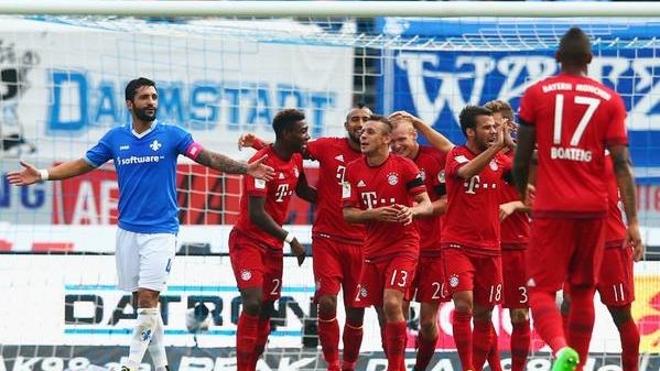Video bàn thắng: Darmstadt 0-3 Bayern Munich (Vòng 5 Bundesliga)